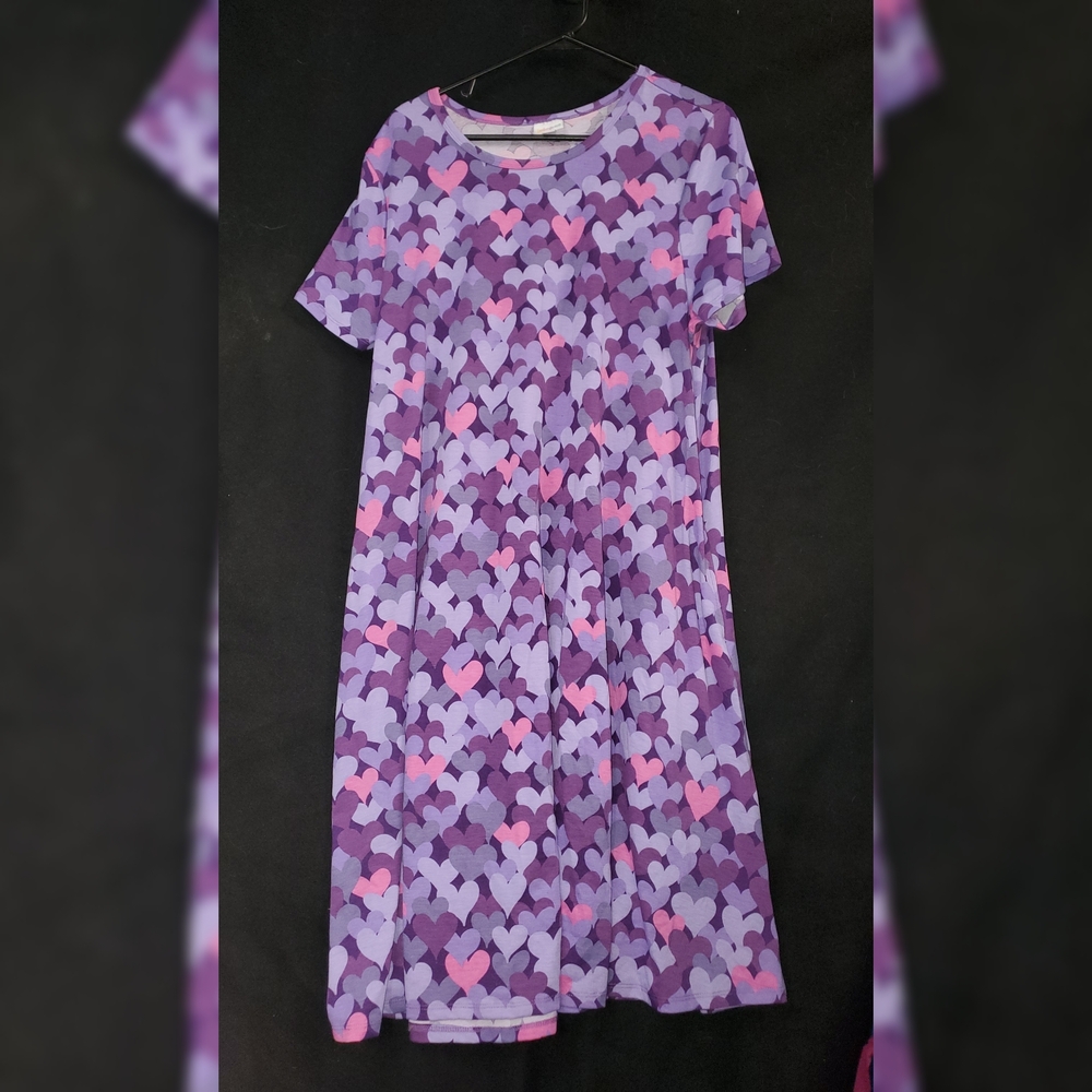 LuLaRoe Pink and Purple Carly 2x